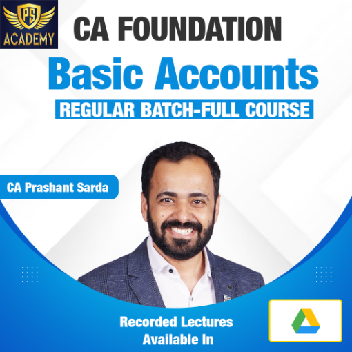 Picture of CA Foundation Basic Accounts 