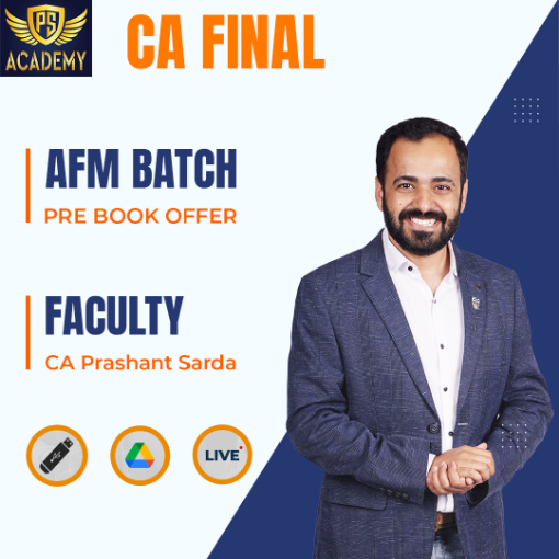 Picture of CA Final AFM New Syllabus by  CA Prashant Sarda
