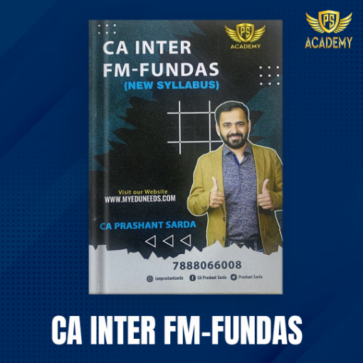 Picture of CA INTER FM-FUNDAS (NEW SYLLABUS)