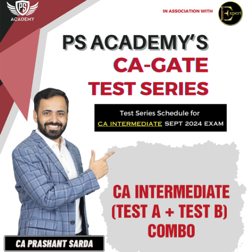 Picture of CA INTERMEDIATE SCHEDULED TEST SERIES - (TEST A + TEST B) COMBO