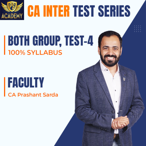 Picture of CA Inter Test Series - both group, Test-4 100% Syllabus