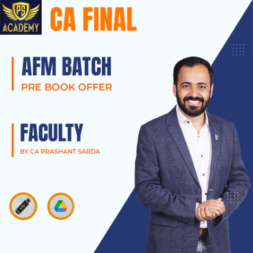 Picture of CA Final AFM New Syllabus by  CA Prashant Sarda