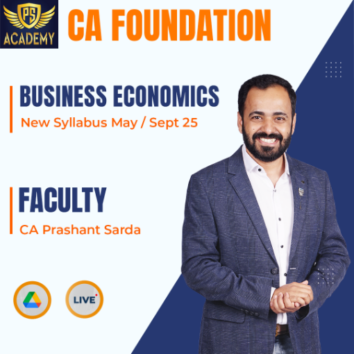 Picture of CA Foundation Business Economics New Syllabus May / Sept 25