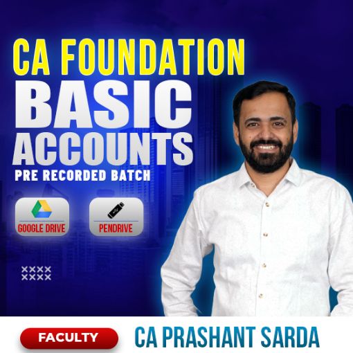 Picture of Pre-Recorded Batch CA Foundation Basic Accounts 