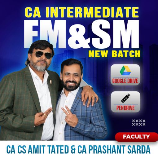 Picture of Paper-6A & 6B FM SM BY CA PRASHANT SARDA & CA CS AMIT TATED (New Syllabus)