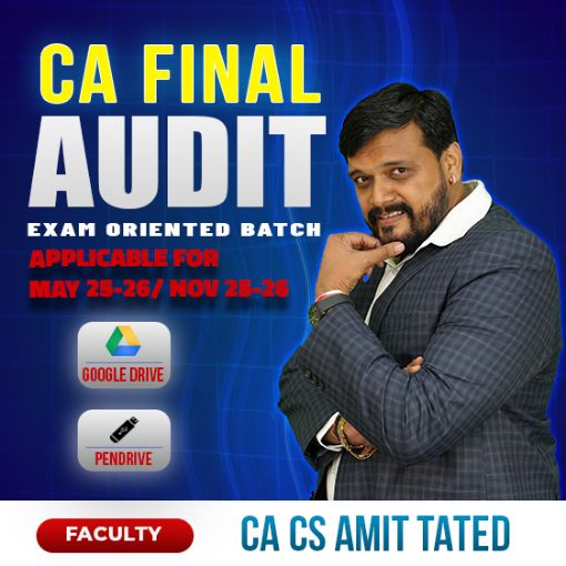 Picture of CA Final Audit Regular Classes By CA CS Amit Tated