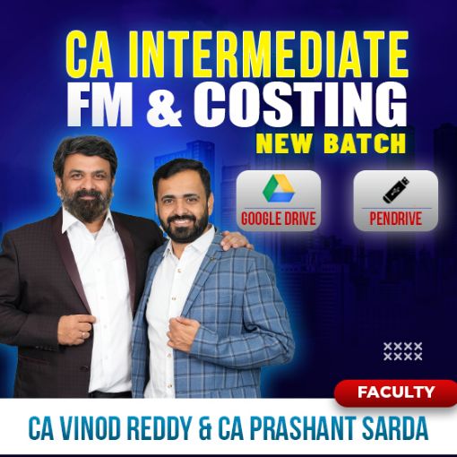 Picture of CA Inter Costing + FM  COMBO BY CA Vinod Reddy & CA Prashant Sarda - JAN 25 & SEP 25