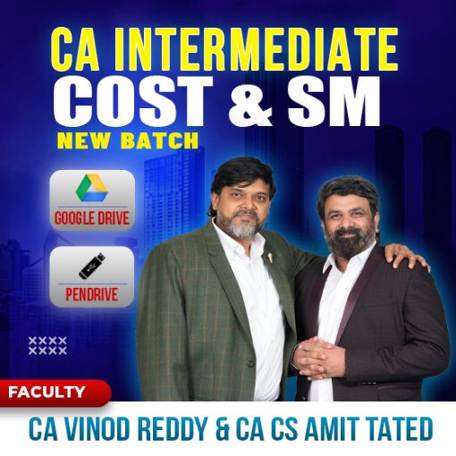 Picture of CA INTERMEDIATE COST & SM BY CA Vinod Reddy , CA Amit Tated