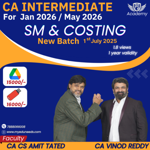 Picture of COMBO COSTING +SM -By CA Vinod Reddy & CA CS Amit Tated